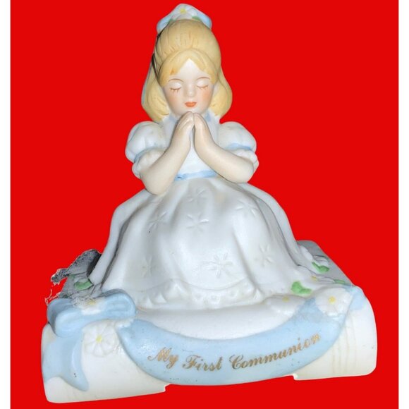 Enesco  First Communion Girl Religious Figurine - Picture 2 of 10